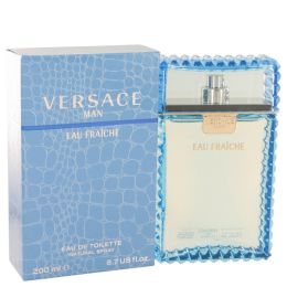 Versace Man Eau Fraiche Eau De Toilette Spray (blue) 6.7 Oz For Men