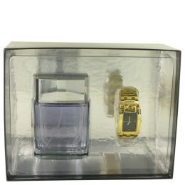 I Am King Gift Set - 3.4 Oz Eau De Toilette Spray + Watch -- For Men