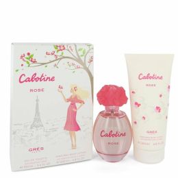 Cabotine Rose Gift Set - 3.4 Oz Eau De Toilette Spray + 6.7 Oz Body Lotion -- For Women