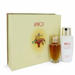 Apercu Gift Set - 1.7 Oz Eau De Toilette Spray + 6.7 Oz Body Lotion -- For Women