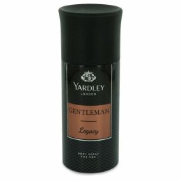 Yardley Gentleman Legacy Deodorant Body Spray 5 Oz For Men