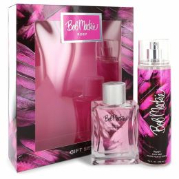 Bob Mackie Rosy Gift Set - 3.4 Oz. Eau De Toilette Spray + 8.4 Oz Body Mist -- For Women