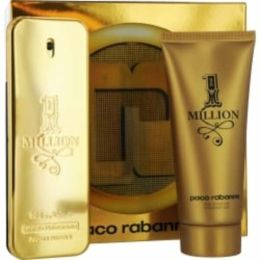 Paco Rabanne 1 Million By Paco Rabanne Edt Spray 3.4 Oz & Shower Gel 3.4 Oz For Men