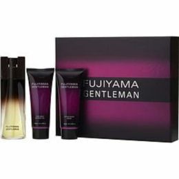 Fujiyama Gentleman By Succes De Paris Edt Spray 3.3 Oz & Aftershave Balm 3.3 Oz & Shower Gel 3.3 Oz For Men