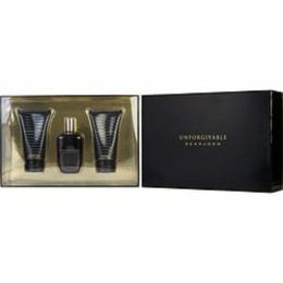 Unforgivable By Sean John Edt Spray 4.2 Oz & Aftershave Balm 3.4 Oz & Shower Gel 3.4 Oz For Men