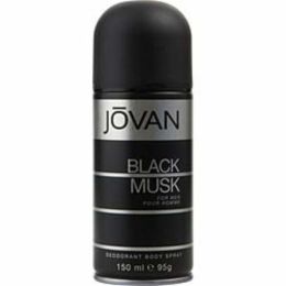 Jovan Black Musk By Jovan Deodorant Body Spray 5 Oz For Men