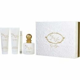 Fancy Love By Jessica Simpson Eau De Parfum Spray 3.4 Oz & Body Lotion 3 Oz & Shower Gel 3 Oz & Eau De Parfum Spray Mini 0.34 Oz For Women