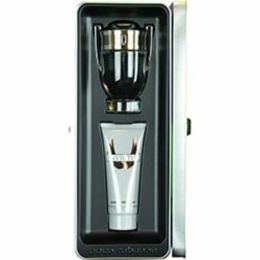 Invictus By Paco Rabanne Edt Spray 3.4 Oz & All Over Shampoo 3.4 Oz (metal Case) For Men