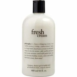 Philosophy By Philosophy Fresh Cream Shampoo, Shower Gel & Bubble Bath --480ml/16oz For Women