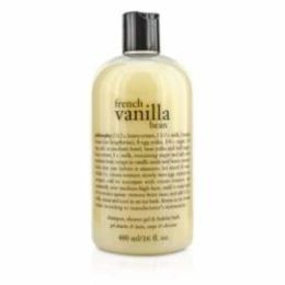 Philosophy By Philosophy French Vanilla Bean Shampoo, Shower Gel & Bubble Bath --480ml/16oz For Women