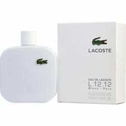 Lacoste Eau De Lacoste L.12.12 Blanc By Lacoste Pure Edt Spray 5.9 Oz For Men