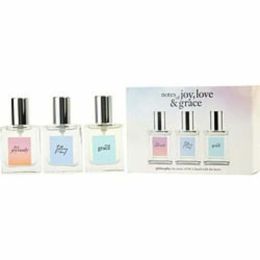 Philosophy Variety By Philosophy 3 Piece Variety With Live Joyously Eau De Parfum & Living Grace Edt & Falling In Love Edt And All Are Spray 0.5 Oz Fo