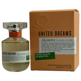 Benetton United Dreams Stay Positive By Benetton Edt Spray 1.7 Oz For Women