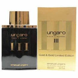 Ungaro Iii Gold & Bold By Ungaro Edt Spray 3.4 Oz (limited Edition) For Men