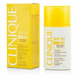 Clinique By Clinique Mineral Sunscreen Fluid For Face Spf 50 - Sensitive Skin Formula --30ml/1oz For Women