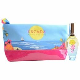 Escada Agua Del Sol By Escada Edt Spray 1 Oz & Cosmetic Pouch For Women