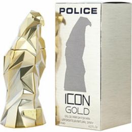 Police Icon Gold By Police Eau De Parfum Spray 4.2 Oz For Men