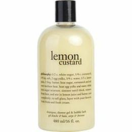 Philosophy By Philosophy Lemon Custard Shampoo, Shower Gel & Bubble Bath --480ml/16 Oz For Women