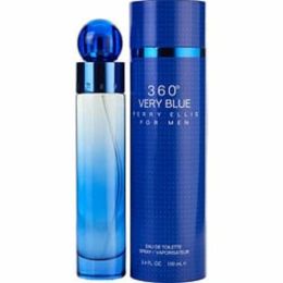 Perry Ellis 360 Very Blue By Perry Ellis Edt Spray 3.4 Oz For Men