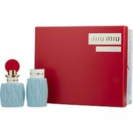 Miu Miu By Miu Miu Eau De Parfum Spray 1.7 Oz & Body Lotion 3.4 Oz For Women