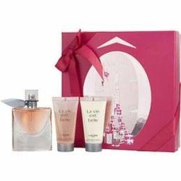 La Vie Est Belle By Lancome L'eau De Parfum Spray 1.7 Oz & Body Lotion 1.7 Oz & Shower Gel 1.7 Oz For Women