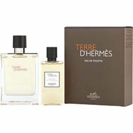 Terre D'hermes By Hermes Edt Spray 3.3 Oz & Hair And Body Shower Gel 2.7 Oz For Men