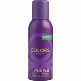 Colors De Benetton Purple By Benetton Deodorant Spray 5 Oz For Women