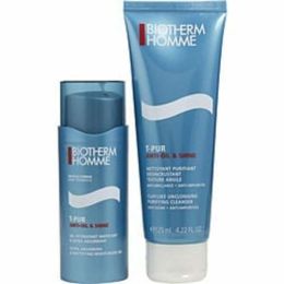 Biotherm By Biotherm T-pur Purifying Power Duo: Anti Oil & Shine Cleanser 125ml/4.2oz + Anti Oil & Shine Gel 50ml/1.6oz For Anyone