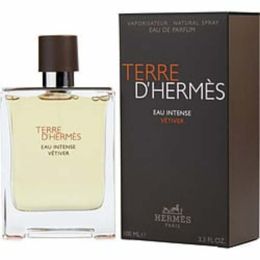 Terre D'hermes Eau Intense Vetiver By Hermes Eau De Parfum Spray 3.3 Oz For Men