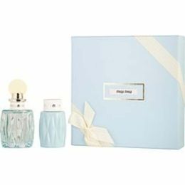 Miu Miu L'eau Bleue By Miu Miu Eau De Parfum Spray 3.4 Oz & Body Lotion 3.4 Oz For Women