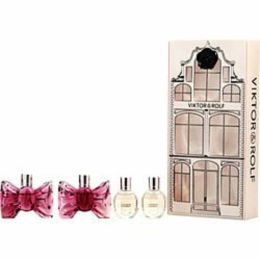 Viktor & Rolf Variety By Viktor & Rolf 4 Piece Mini Variety With 2 X Flowerbomb Eau De Parfum 0.24 Oz & 2 X Bonbon Eau De Parfum 0.24 Oz And All Are M