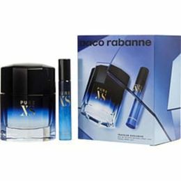 Pure Xs By Paco Rabanne Edt Spray 3.4 Oz & Edt Spray 0.68 Oz (travel Edition) For Men