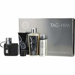 Armaf Tag Him By Armaf Edt Spray 3.4 Oz & Shower Gel 3.4 Oz & Perfume Body Spray 1.7 Oz & Shampoo 8.4 Oz For Men