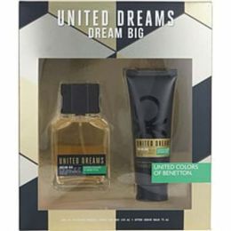 Benetton United Dreams Dream Big By Benetton Edt Spray 3.4 Oz & Aftershave Balm 2.5 Oz For Men