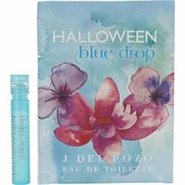 Halloween Blue Drop By Jesus Del Pozo Edt Spray Vial On Card For Women