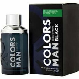 Colors De Benetton Black By Benetton Edt Spray 3.4 Oz For Men