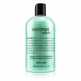 Philosophy By Philosophy Coconut Splash Shampoo, Shower Gel & Bubble Bath  --480ml/16oz For Women