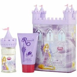 Tangled Rapunzel By Disney Edt Spray 1.7 Oz (castle Packaging) & Shower Gel 2.5 Oz & Castle Coin Bank For Anyone