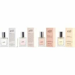 Philosophy Variety By Philosophy 4 Piece Variety With Amazing Grace & Amazing Grace Ballet Rose & Pure Grace & Pure Grace Nude Rose All Are Edt Spray