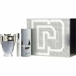 Invictus By Paco Rabanne Edt Spray 3.4 Oz & Deodorant Spray 5.1 Oz & Edt Spray 0.33 Oz Mini For Men