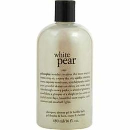 Philosophy By Philosophy White Pear Shampoo, Shower Gel & Bubble Bath  --480ml/16oz For Women