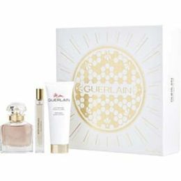 Mon Guerlain By Guerlain Eau De Parfum Spray 1.6 Oz & Body Lotion 2.5 & Eau De Parfum 0.33 Oz Mini For Women