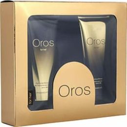 Armaf Oros By Armaf Set - Shower Gel 3.4 Oz & Body Lotion 3.4 Oz For Women