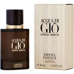 Acqua Di Gio Absolu Instinct By Giorgio Armani Eau De Parfum Spray 1.35 Oz For Men