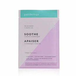 Patchology By Patchology Resting Beach Face Soothing Sheet Mask & Lip Gel Kit: 2x Soothe Sheet Masks + 2 Hydrating Lip Gels Patches  --4pcs For Women