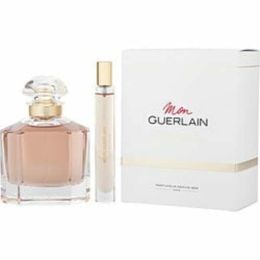 Mon Guerlain By Guerlain Eau De Parfum Spray 3.3 Oz & Eau De Parfum Spray 0.3 Oz Mini For Women