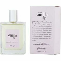 Philosophy Sweet Vanilla Fig By Philosophy Edt Spray 4 Oz For Women